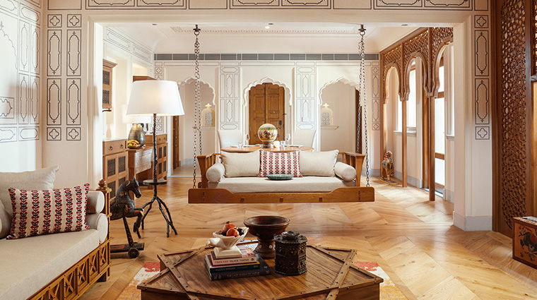 six senses fort barwara rani rajkumari suite living room