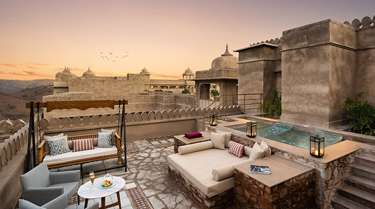 six senses fort barwara thakur bhagwati singh hot tub suite