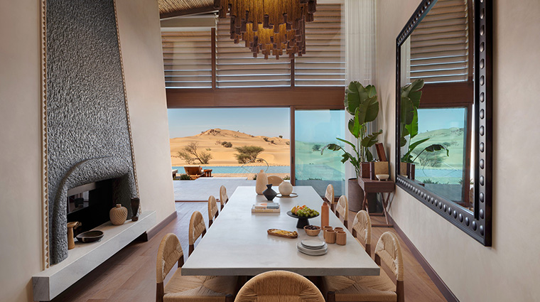 six senses southern dunes the red sea the sunset reserve dining area