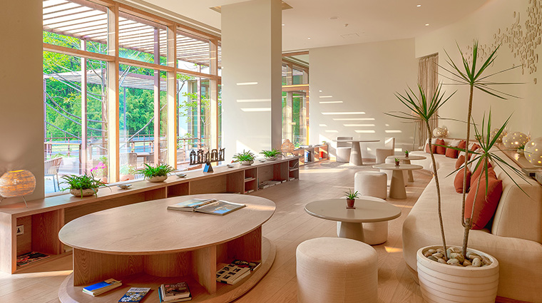 six senses vana library sitting area