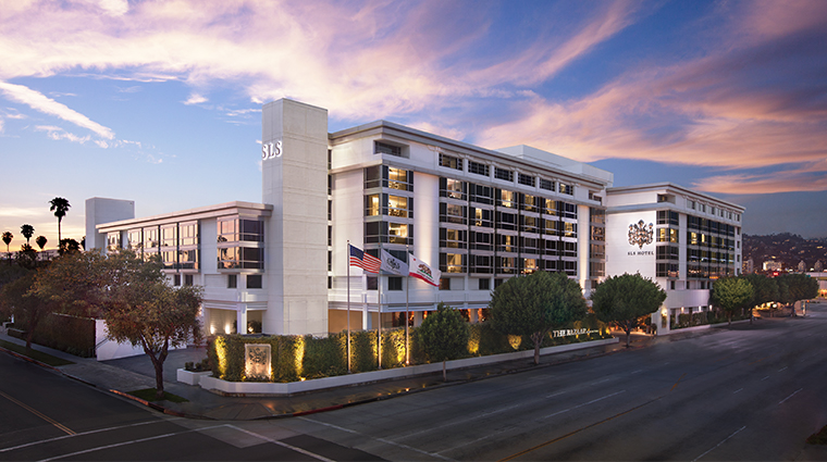 sls hotel at beverly hills a luxury collection hotel exterior