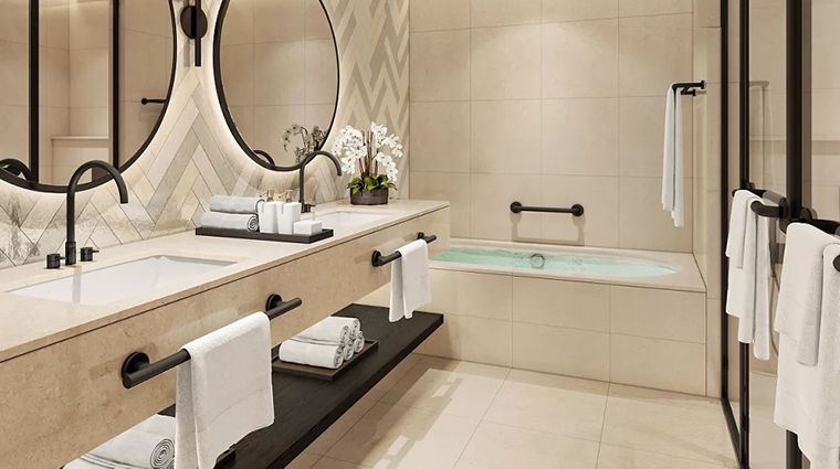 sofitel al hamra beach resort prestige one bedroom suite bathroom