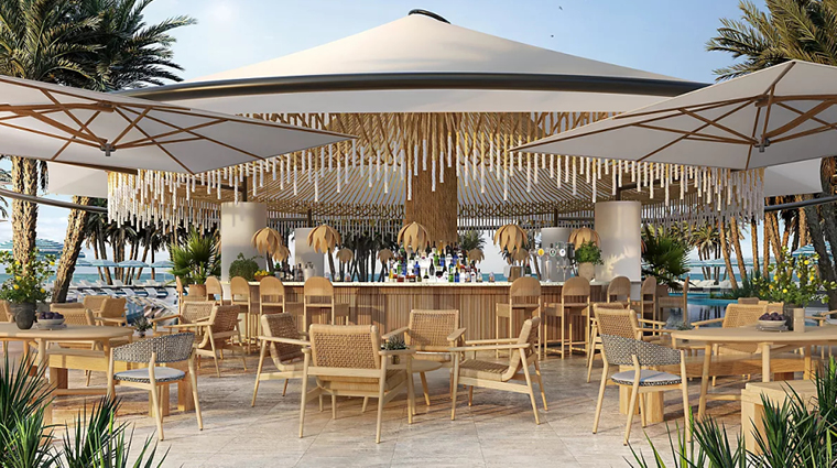 sofitel al hamra beach resort samphire pool and beach bar