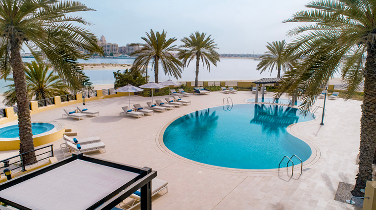 sofitel al hamra beach resort serenity pool