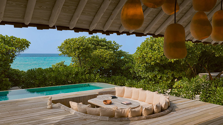 soneva secret beach villas