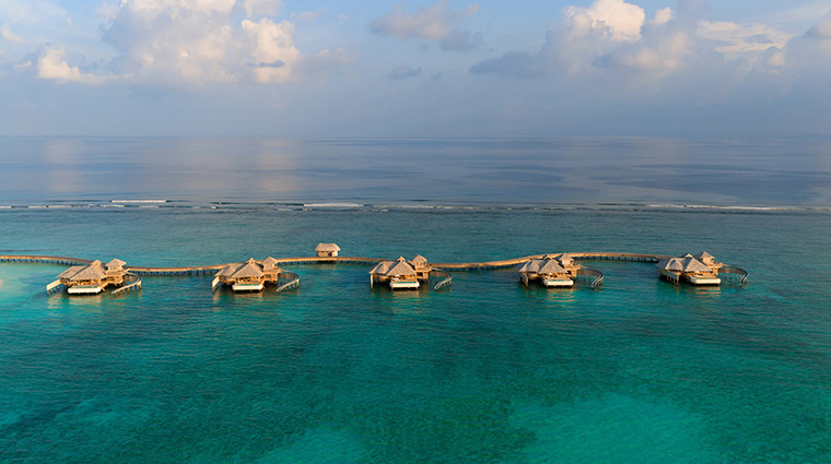 soneva secret bedroom horizon overwater villa aerial2