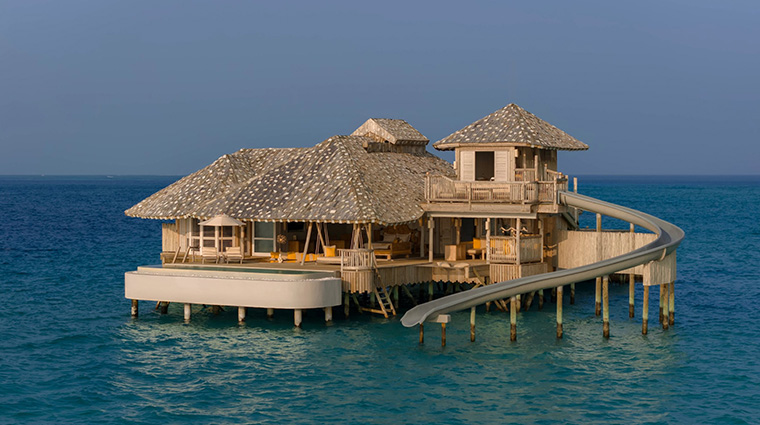 soneva secret bedroom horizon overwater villa sea loft architecture