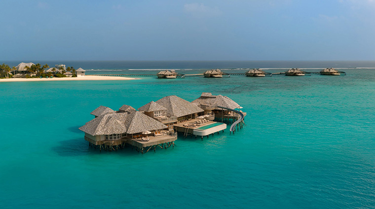 soneva secret bedroom sea loft aerial