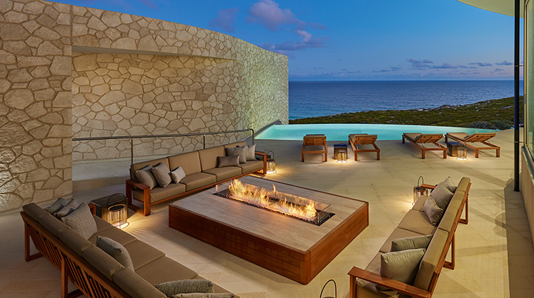 southern ocean lodge great room terrace