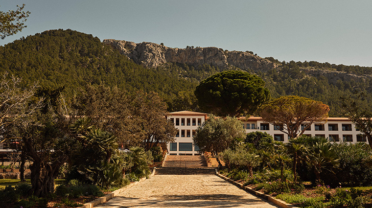 the spa at four seasons resort mallorca at formentor entrance