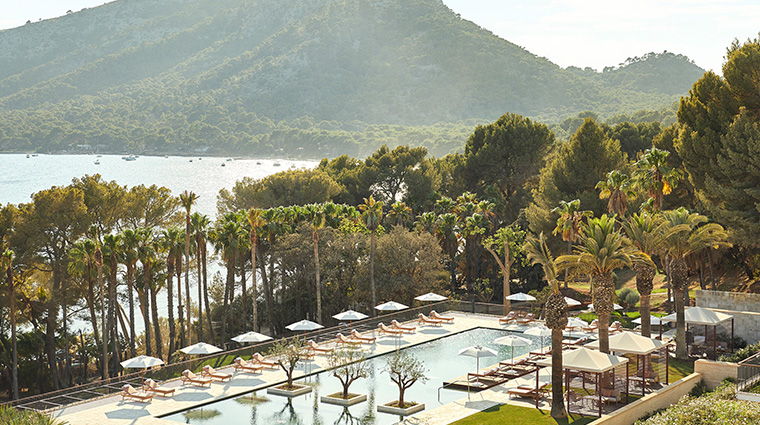 the spa at four seasons resort mallorca at formentor family pool