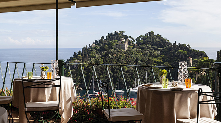 splendido a belmond hotel portofino dining view