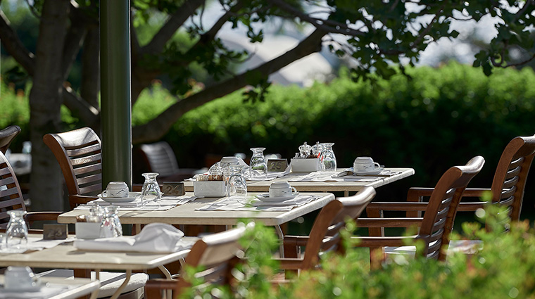 st nicolas bay resort hotel and villas club house breakfast