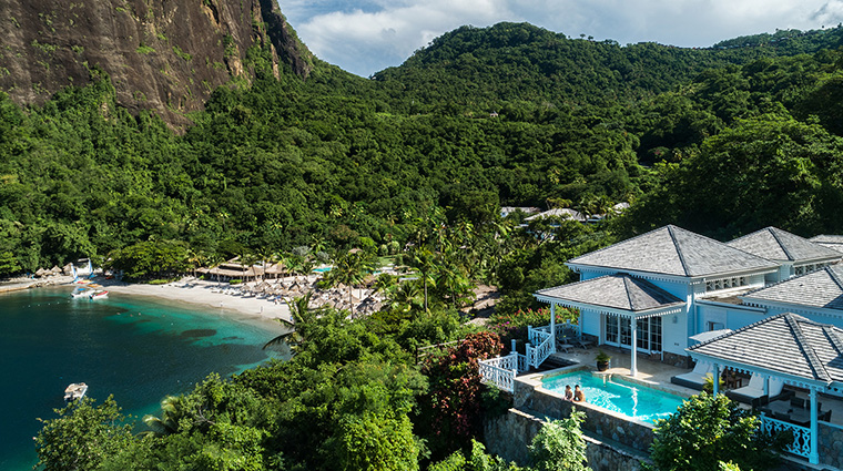sugar beach a viceroy resort aerial residence