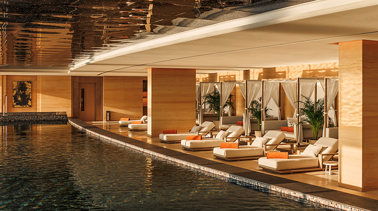 talise spa at jumeirah marsa al aram spa indoor pool loungers