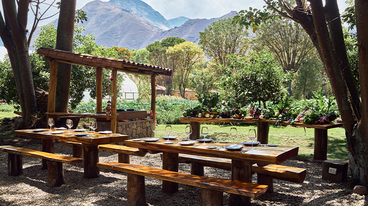 tambo del inka a luxury collection resort spa Huerto a la mesa