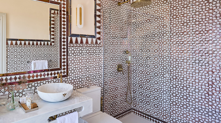 the alhambra palace hotel bathroom tile