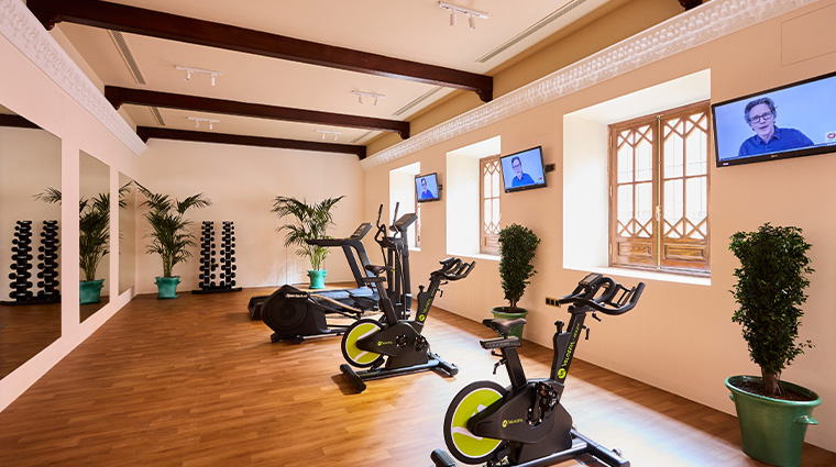 the alhambra palace hotel fitness room