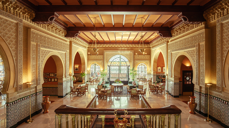 the alhambra palace hotel lobby