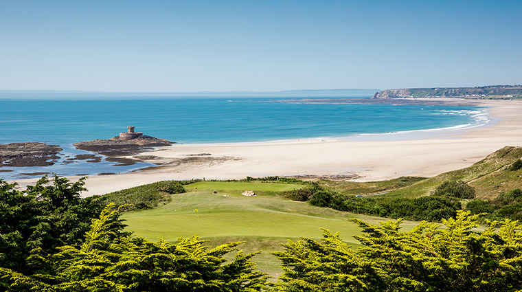 the atlantic hotel St Ouens Bay view