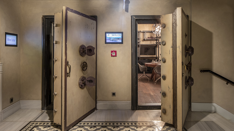 the bank hotel istanbul vault doors