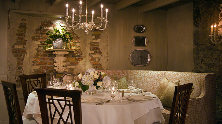 the bernards inn silver vault table