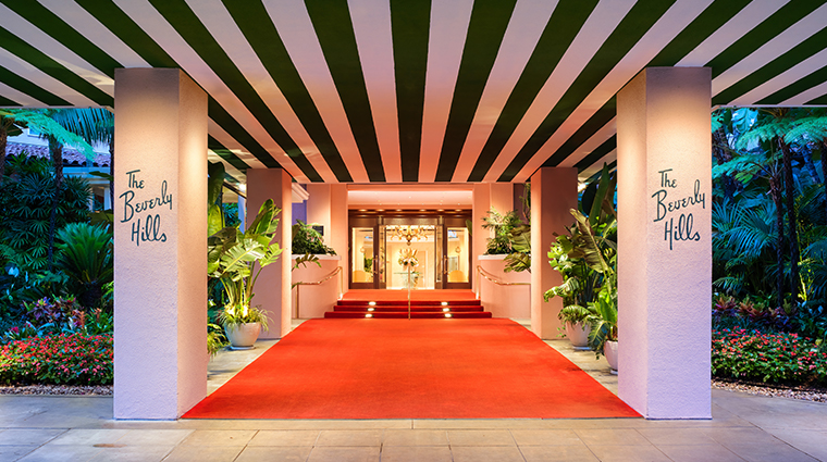 the beverly hills hotel entrance