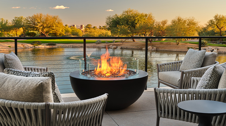 the canyon suites at the phoenician a luxury collection resort villa patio