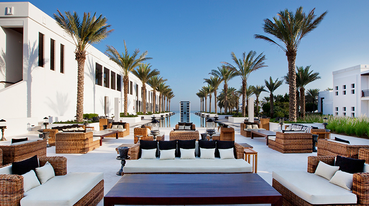 the chedi muscat pool