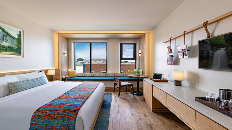 the compton bentonville guest room