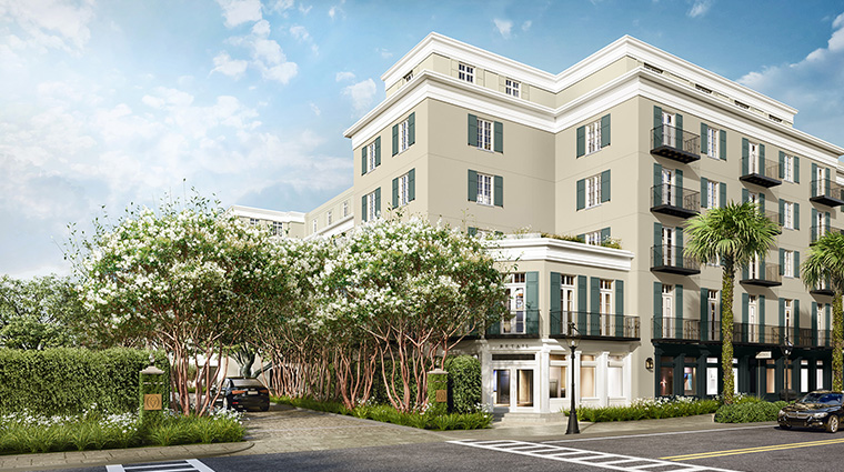 the cooper exterior entrance