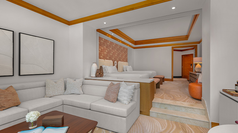 The Cove Double Queen Ocean Suite Model Room