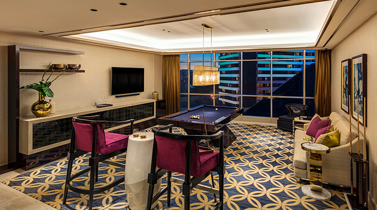 the darling at the star gold coast penthouse deluxe suite billiard room