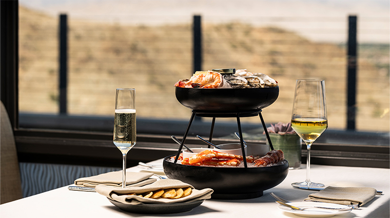 the edge steakhouse seafood tower