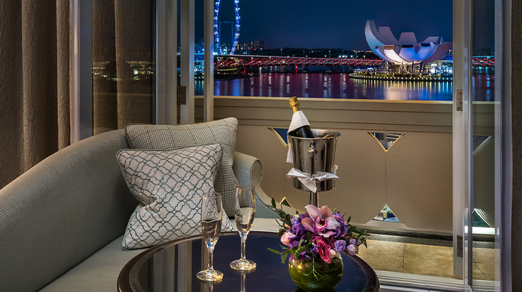 the fullerton hotel singapore updated marina bay view room