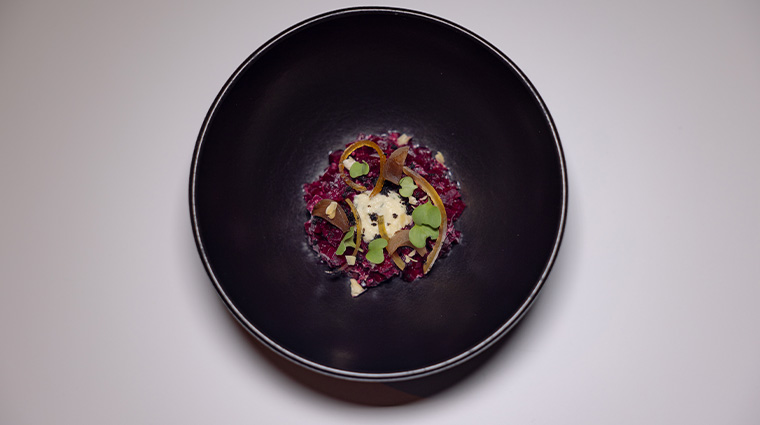 the grill silver origin beetroot tartare