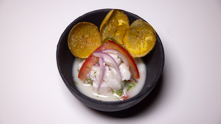 the grill silver origin scorpion fish ceviche