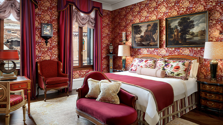 the gritti palace a luxury collection hotel new ruskin patron canal suite bedroom