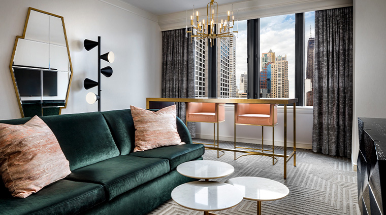 the gwen a luxury collection hotel suite