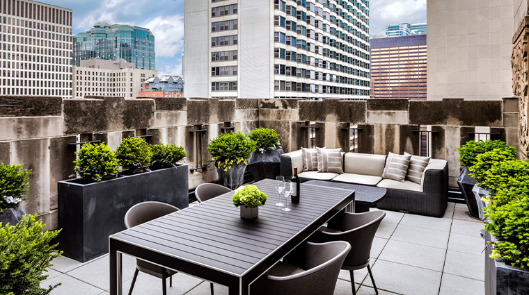 the gwen a luxury collection hotel terrace suite2