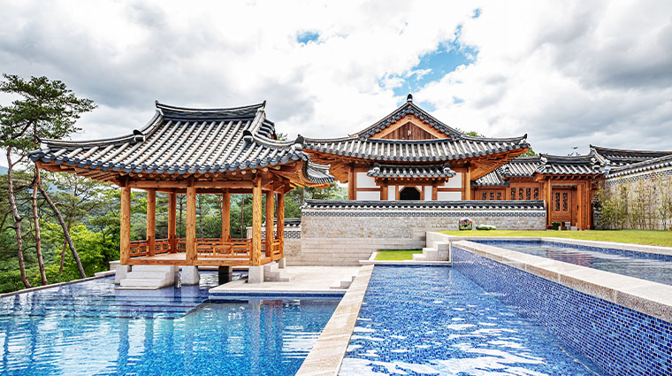 the hanok heritage hotel Jongtaek2 Private Outdoor Pool