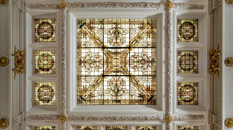 the hermitage hotel ceiling