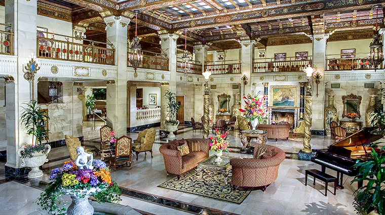 the historic davenport hotel autograph collection lobby