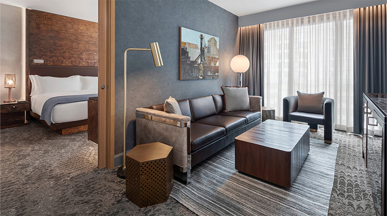 the joseph a luxury collection hotel nashville deluxe suite Living