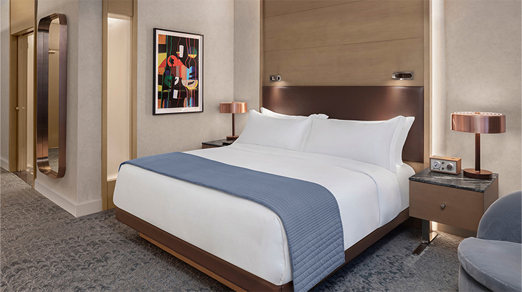 the joseph a luxury collection hotel nashville king bed