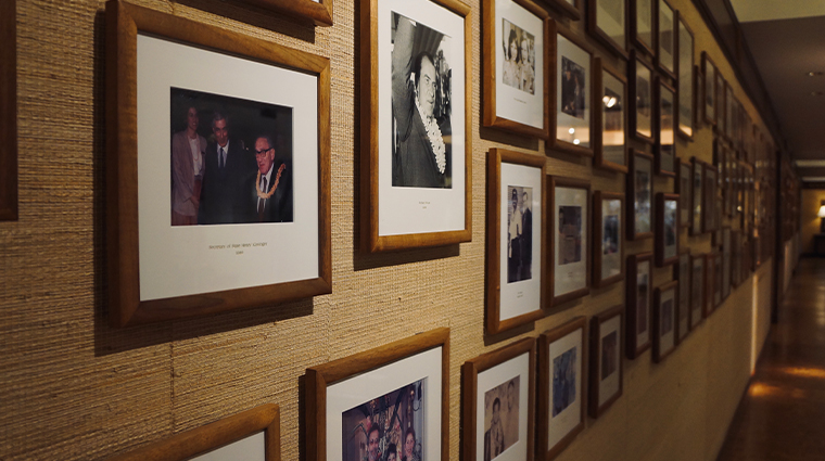the kahala hotel and resort wall of fame