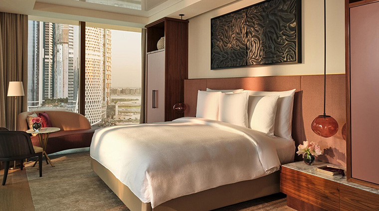 the lana dorchester collection marina duplex bedroom