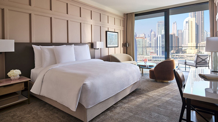 the lana dorchester collection marina junior suite bedroom