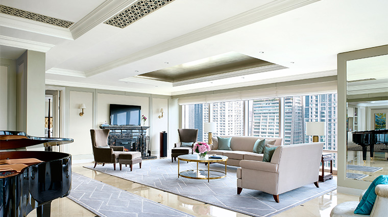 the langham shenzhen chairman suite living room