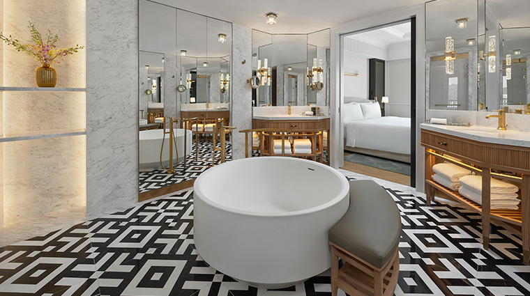 the laurus a luxury collection resort singapore presidential suite bathroom